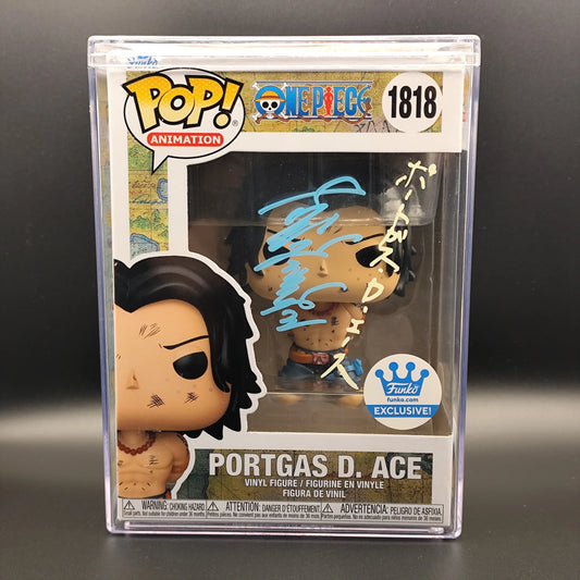 Portgas D. Ace - 1818 - Funko Shop Exclusive - Autografato e Certificato - (JVA) - Toshio Furukawa