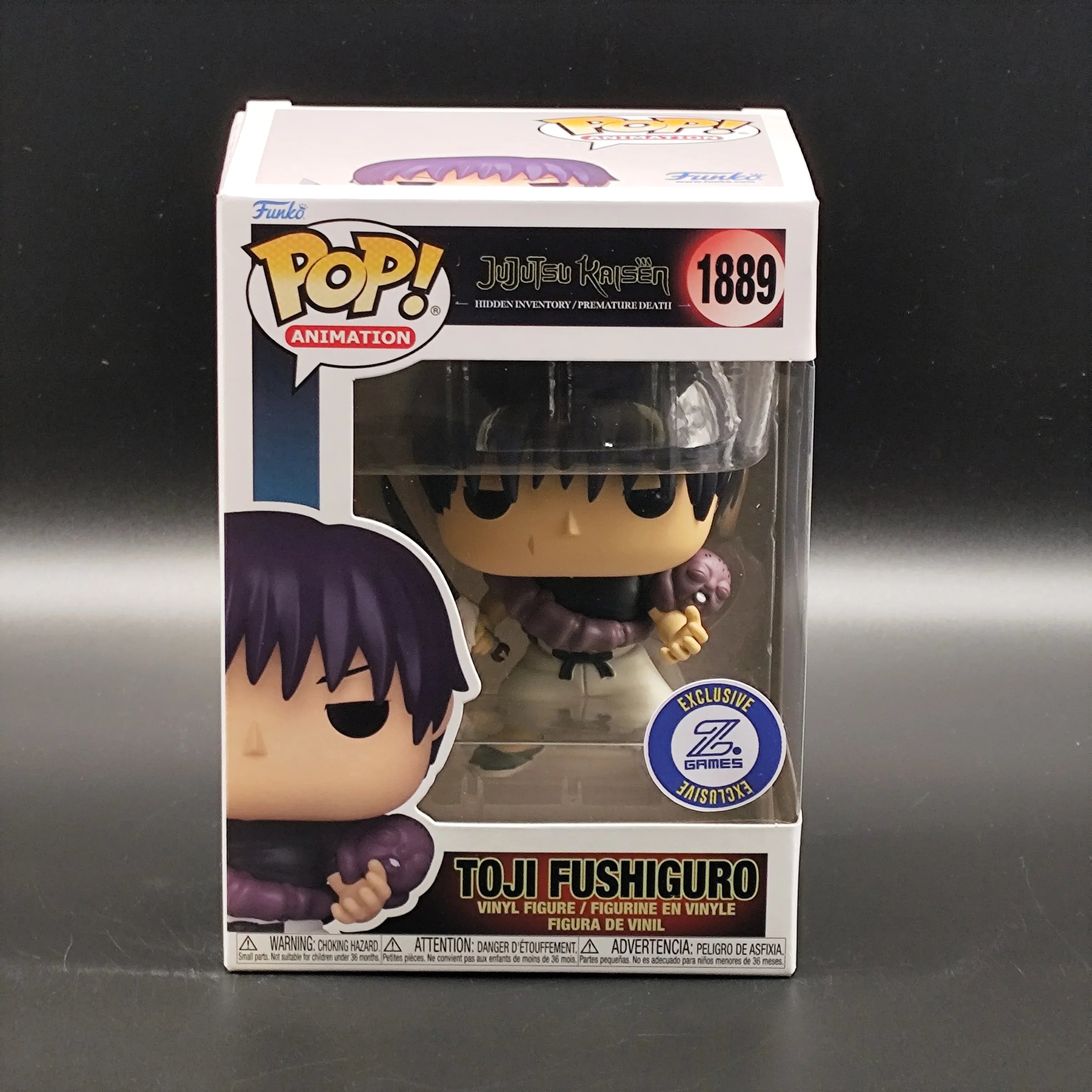 Toji Popsocket Funko Pop Jujutsu Kaisen | Toji Fushiguro - 1889 - Z Games Exclusive ...