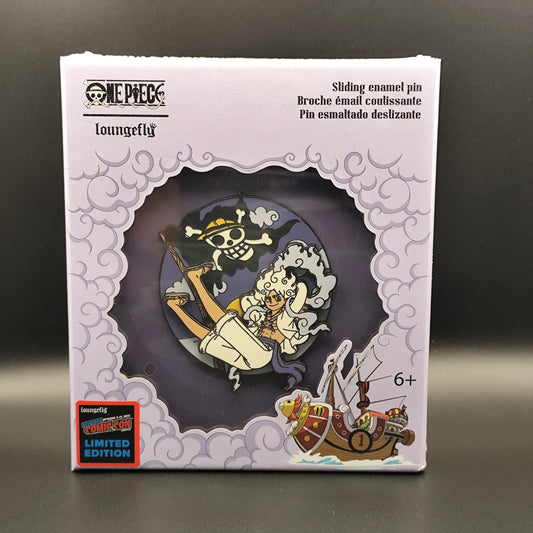 Monkey D. Luffy Gear 5 - Funko Loungefly Sliding Pin - NYCC 2025 Official Sticker, Limited Edition 780 pcs