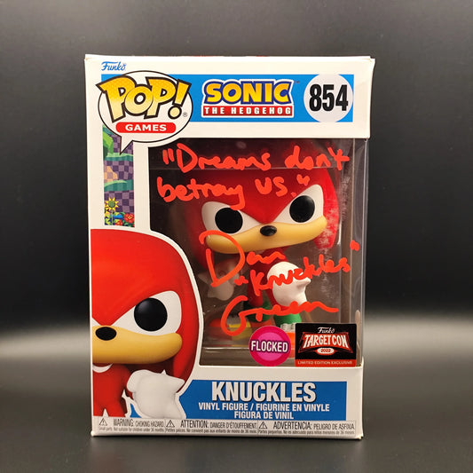 Knuchles - 854 - Targetcon 2022 - Flocked - Autografato e Certificato - (AVA)