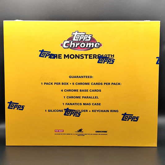 Labubu Chrome Cards 2025 - The Monsters 10th Anniversary