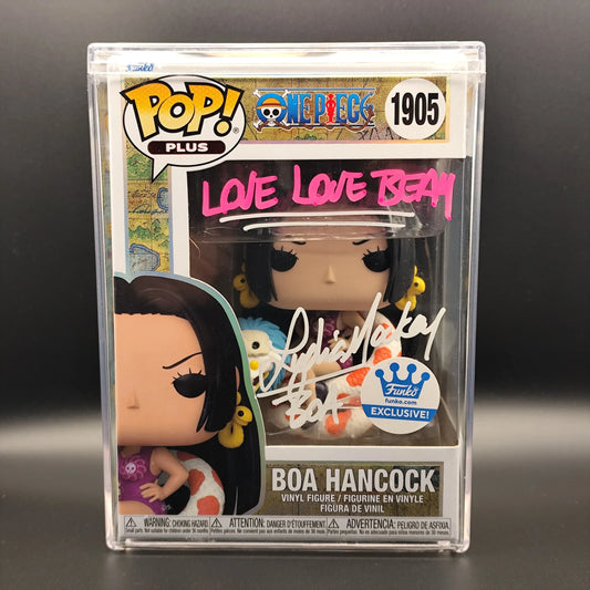 Boa Hancock - 1905 - Plus - Funko Shop Exclusive - Love Love Beam - Autografato e Certificato - (AVA)