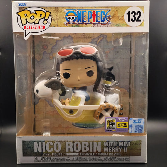 Nico Robin with Mini Merry II - 132 - SDCC 2025 Official Sticker